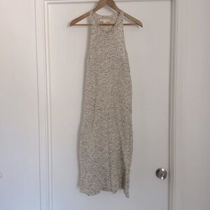 Love stitch racer back  knit midi dress